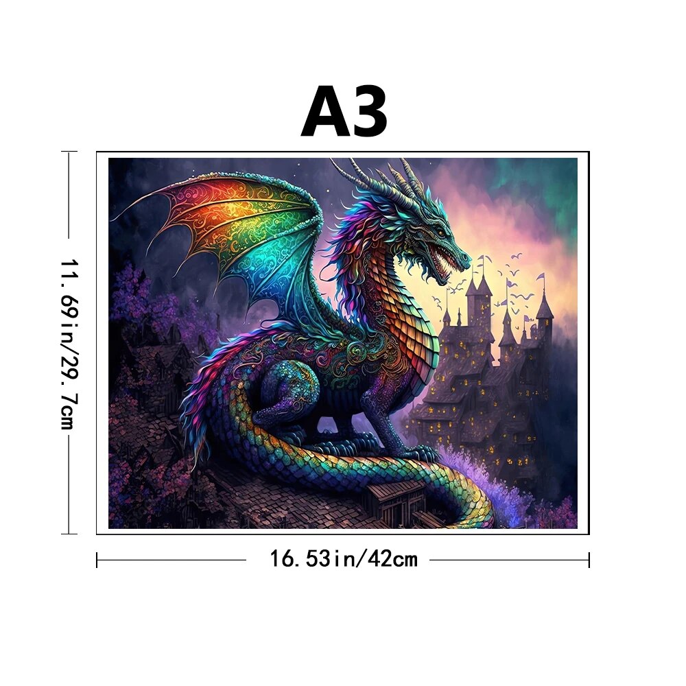 Enchanted Dragon Wooden Puzzle