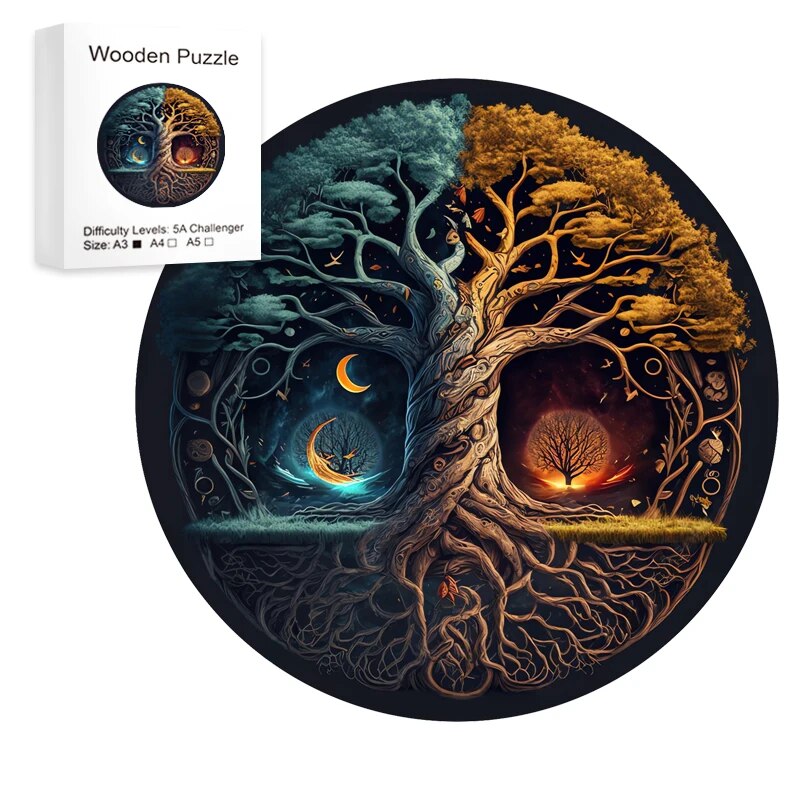 Moonfire Tree of Life Wooden Puzzle