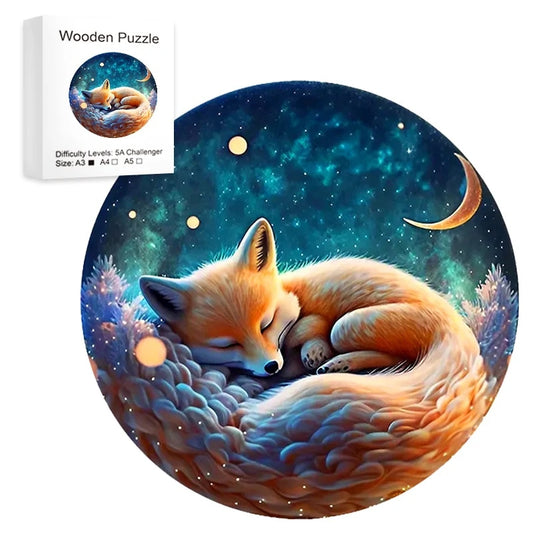 Dreamy Fox Wooden Puzzle