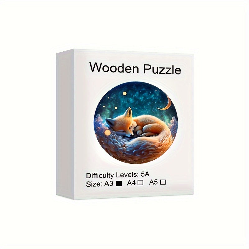 Dreamy Fox Wooden Puzzle