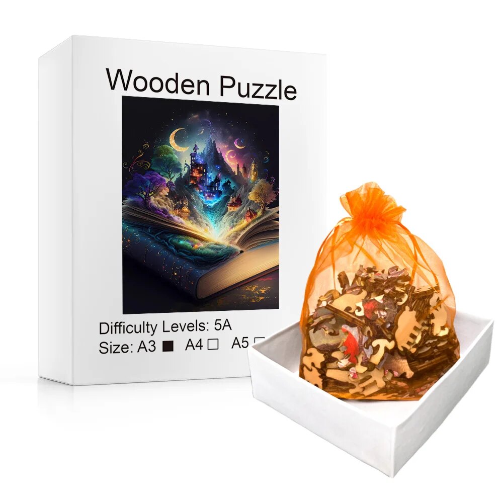 Book of Fairy Tales Wooden Puzzle